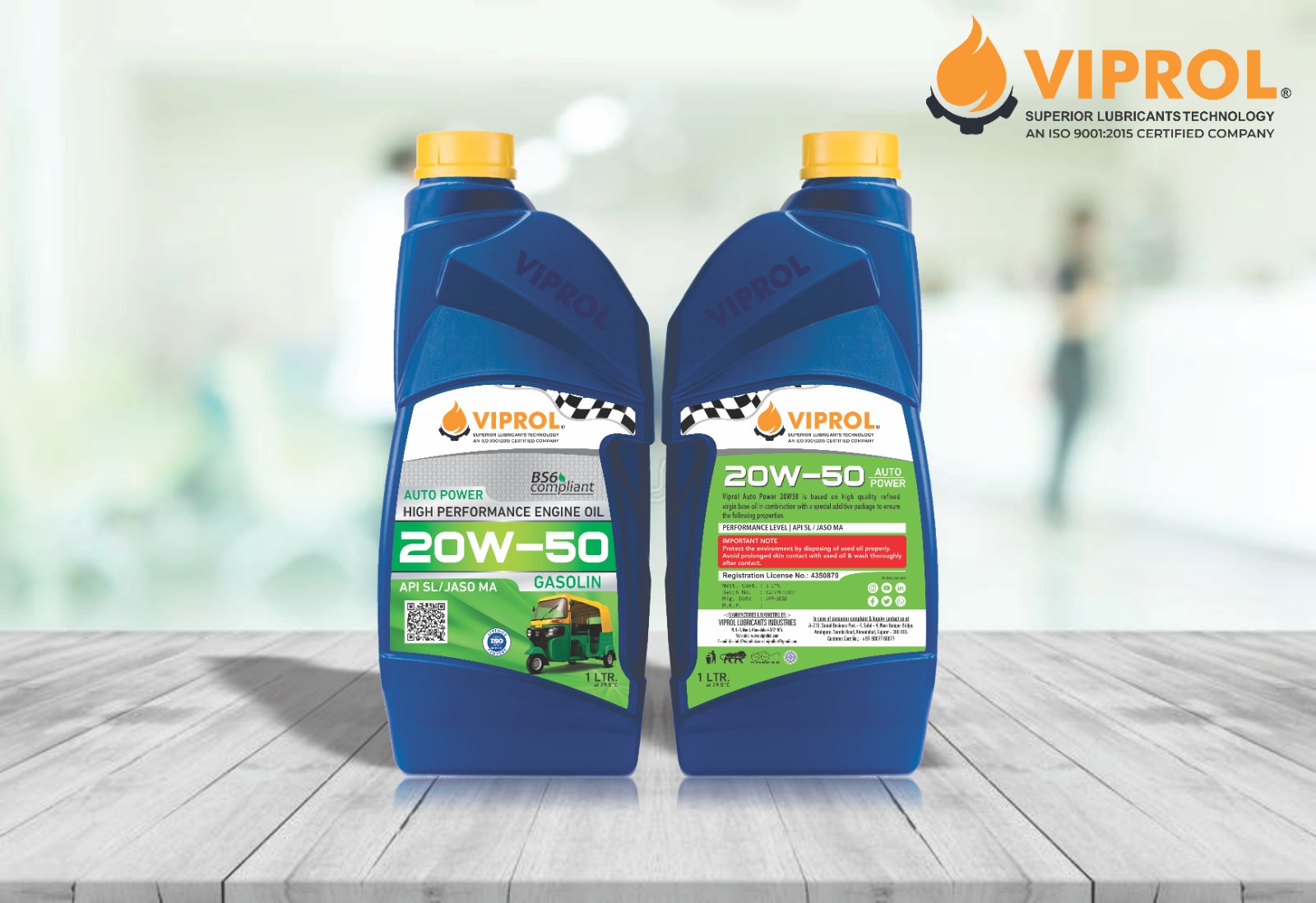 Viprol Auto Power High Performance Engine Oil - 20W-50 GASOLINE