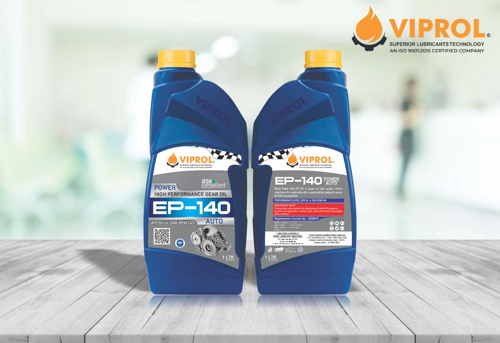 Viprol Power High Performance Gear Oil - EP-140 AUTO